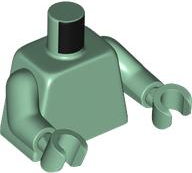 LEGO® los onderdeel Lijf in kleur Zandgroen 973c000