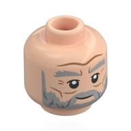 LEGO® los onderdeel Hoofd in kleur Lichte Noga 3626pb3453