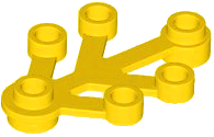 Plaatje in Gallery viewer laden, LEGO® los onderdeel Plant &amp; Struik in kleur Geel 2423
