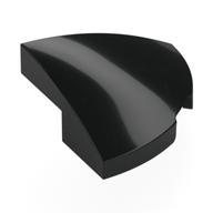 LEGO® los onderdeel Dakpan Gebogen in kleur Zwart 5852