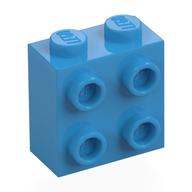 Plaatje in Gallery viewer laden, LEGO® los onderdeel Steen Aangepast Donker Azuurblauw 22885