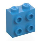 LEGO® los onderdeel Steen Aangepast Donker Azuurblauw 22885
