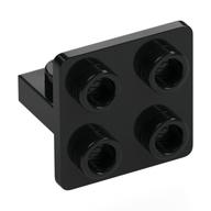 LEGO® los onderdeel Beugel in kleur Zwart 7674