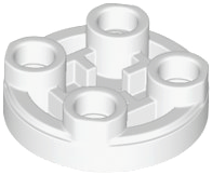 Plaatje in Gallery viewer laden, LEGO® los onderdeel Tegel Rond in kleur Wit 3567