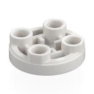 Plaatje in Gallery viewer laden, LEGO® los onderdeel Tegel Rond in kleur Wit 3567