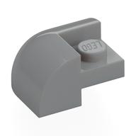 LEGO® onderdeel Dakpan Gebogen Licht Blauwachtig Grijs 5846