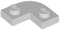 LEGO® los onderdeel Plaat Rond Licht Blauwachtig Grijs 79491