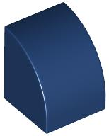 LEGO® los onderdeel Dakpan Gebogen in kleur Donkerblauw 7126