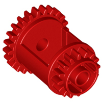 Plaatje in Gallery viewer laden, LEGO® los onderdeel Technische Tandwiel in kleur Rood 6573