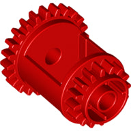 Plaatje in Gallery viewer laden, LEGO® los onderdeel Technische Tandwiel in kleur Rood 6573