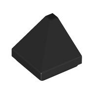LEGO® los onderdeel Dakpan Algemeen in kleur Zwart 7826
