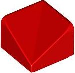 Plaatje in Gallery viewer laden, LEGO® los onderdeel Dakpan Algemeen in kleur Rood 7827