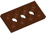 LEGO® los onderdeel Technische Plaat Roodachtig Bruin 3709