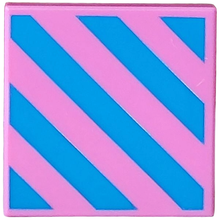 Plaatje in Gallery viewer laden, LEGO® los onderdeel Tegel met Motief Donker Roze 3068pb2785