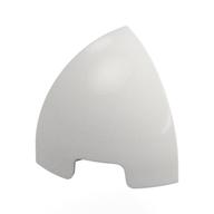 LEGO® los onderdeel Dakpan Gebogen in kleur Wit 5848