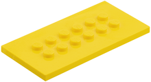 Plaatje in Gallery viewer laden, LEGO® los onderdeel Plaat Aangepast in kleur Geel 6576