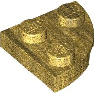 LEGO® los onderdeel Plaat Rond in kleur Parel Goud 7904