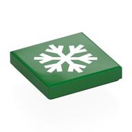 LEGO® los onderdeel Tegel met Motief Groen 3068pb2791