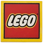LEGO® los onderdeel Tegel met Motief Geel 3068pb0214