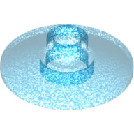 Plaatje in Gallery viewer laden, LEGO® onderdeel Schaal Doorzichtig donkerblauw opaal 4740