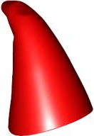 LEGO® los onderdeel Hoofddeksels in kleur Rood 17349