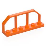 LEGO® los onderdeel Plaat Aangepast in kleur Oranje 6583
