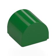 Plaatje in Gallery viewer laden, LEGO® los onderdeel Dakpan Gebogen in kleur Groen 49307