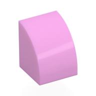 LEGO® los onderdeel Dakpan Gebogen in kleur Fel Roze 7126