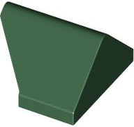 Plaatje in Gallery viewer laden, LEGO® los onderdeel Dakpan Algemeen Donkergroen 3049c