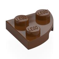 Plaatje in Gallery viewer laden, LEGO® los onderdeel Plaat Rond Roodachtig Bruin 7904