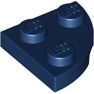 LEGO® los onderdeel Plaat Rond in kleur Donkerblauw 7904