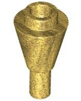LEGO® los onderdeel Kegel in kleur Parel Goud 11610