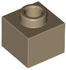 LEGO® los onderdeel Steen Aangepast Donker Geelbruin 86996