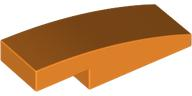 LEGO® los onderdeel Dakpan Gebogen in kleur Oranje 7302