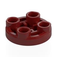 LEGO® los onderdeel Tegel Rond in kleur Donkerrood 3567
