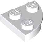 LEGO® los onderdeel Plaat Rond in kleur Wit 7904