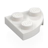 LEGO® los onderdeel Plaat Rond in kleur Wit 7904