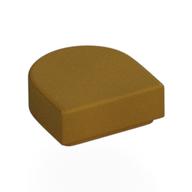 LEGO® los onderdeel Tegel Rond in kleur Parel Goud 24246