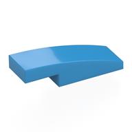 Plaatje in Gallery viewer laden, LEGO® los onderdeel Dakpan Gebogen Donker Azuurblauw 7302