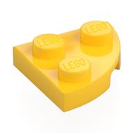LEGO® los onderdeel Plaat Rond in kleur Geel 7904