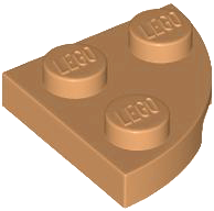 Plaatje in Gallery viewer laden, LEGO® los onderdeel Plaat Rond in kleur Medium Noga 7904