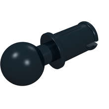 Plaatje in Gallery viewer laden, LEGO® los onderdeel Technische Pin in kleur Zwart 6628b