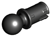 Plaatje in Gallery viewer laden, LEGO® los onderdeel Technische Pin in kleur Zwart 6628
