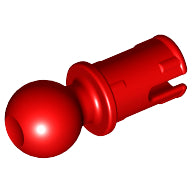LEGO® los onderdeel Technische Pin in kleur Rood 6628