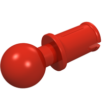 Plaatje in Gallery viewer laden, LEGO® los onderdeel Technische Pin in kleur Rood 6628b