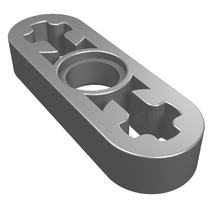 Plaatje in Gallery viewer laden, LEGO® los onderdeel Technische Hefbalk in kleur Zilver 6632