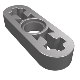 LEGO® los onderdeel Technische Hefbalk in kleur Zilver 6632