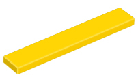 LEGO® los onderdeel Tegel Algemeen in kleur Geel 6636