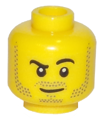 LEGO® los onderdeel Hoofd in kleur Geel 3626pb1965