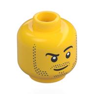 LEGO® los onderdeel Hoofd in kleur Geel 3626pb1965